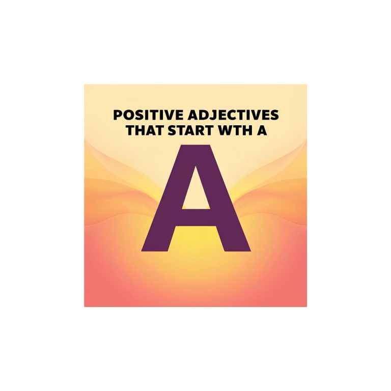 Positive Adjectives That Start With J