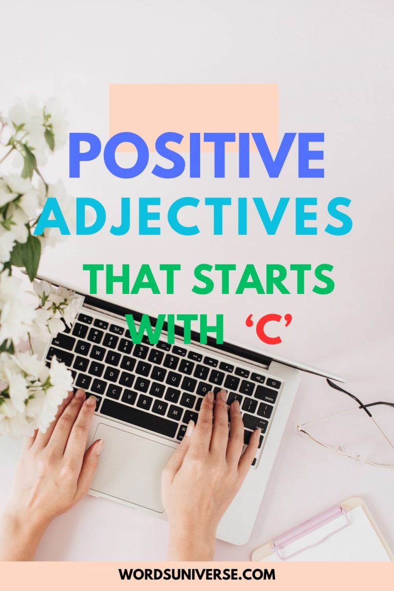 Positive Adjectives That Start With C