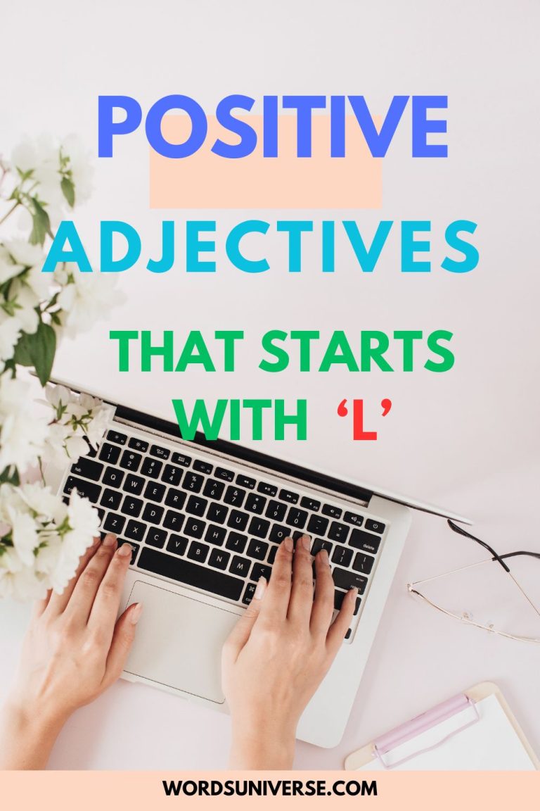 positive adjectives that start with the letter "L"